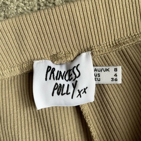 Princess Polly Rita Roberts Flares Tan - Size 4 - Picture 5 of 8